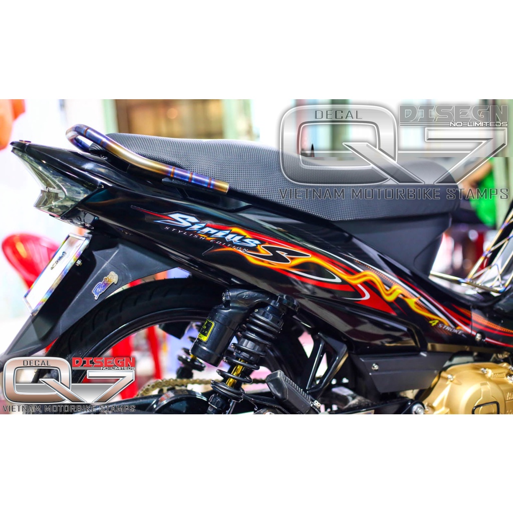 Tem Rời Sirius 110 Xe đen