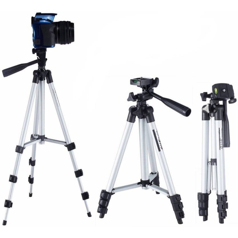 Chân giá đỡ chụp hình tự sướng livestream Tripod TF 3110 3120 3366 các loại kèm kẹp điện thoại