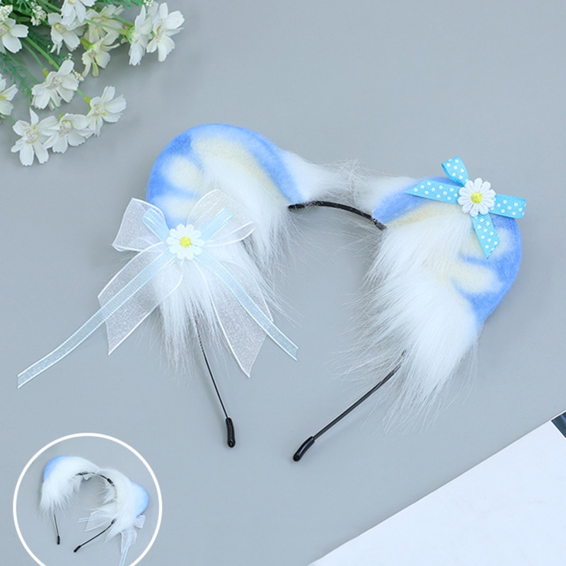 Băng Đô Tai Gấu Bông Phong Cách Lolita Đáng Yêu