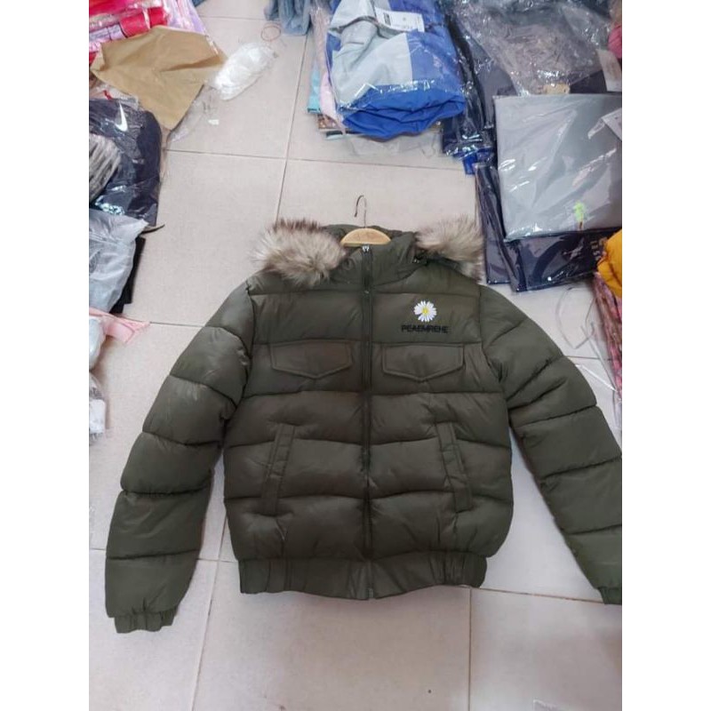 [RẺ VÔ ĐỊCH] Áo Khoác Phao Nữ 3 Lớp hoa Cúc in nổi | BigBuy360 - bigbuy360.vn