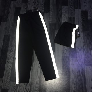 Quần Baggy 1 Sọc Phản Quang Siêu Cá Tính - Quần Dáng Thể Thao