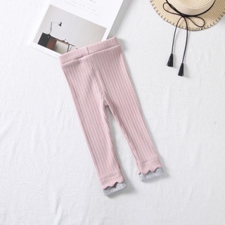 Quần legging viền gấu Bé gái