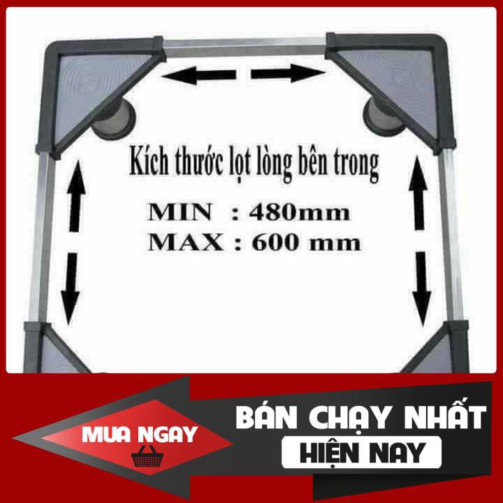 Kệ Chân Đế Để Tủ Lạnh Máy Giặt Đa Năng Không Bánh xe – có thể tăng giảm kích cỡ phù hợp mọi dòng máy hiện nay