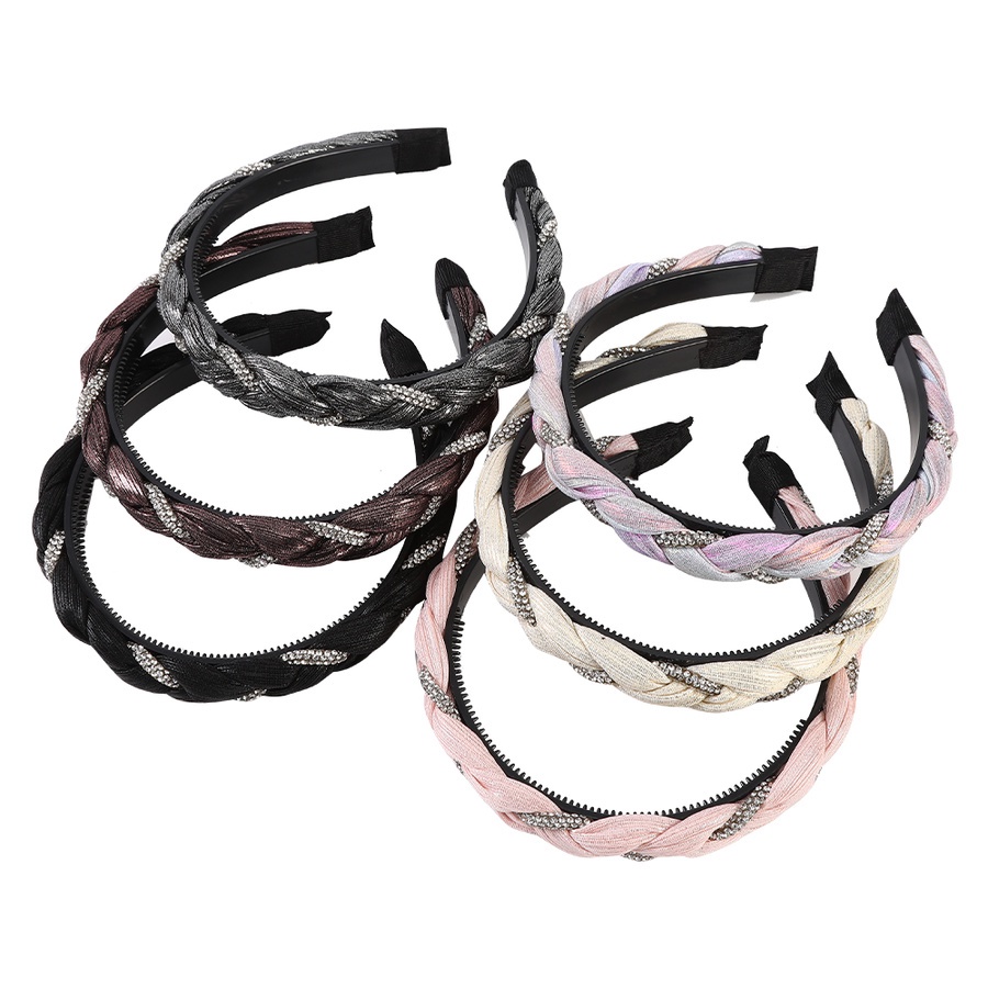 Băng đô đính đá pha lê phong cách Hàn Quốc tùy chọn màu sắc