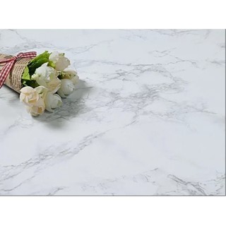 5M Giấy dán tường khổ rộng 60cm ( có sẵn keo ) - nền trắng nứt xám đá hoa cương