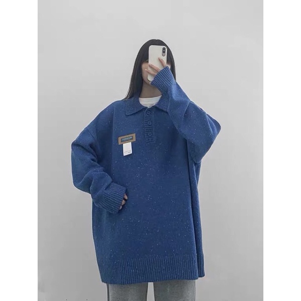 [ ORDER 10-15 ngày ] Áo Polo len hạt tiêu dáng rộng cho người bigsize | BigBuy360 - bigbuy360.vn