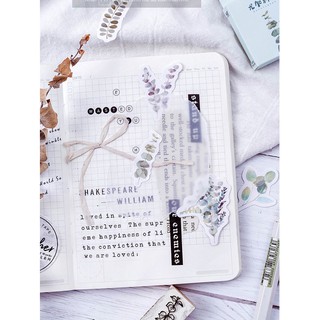 Bộ 46 Sticker Hoa Tuyết E118