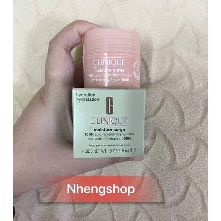 [minisize 15ml] Kem dưỡng ẩm Clinique Moisture Surge 72h / 100h