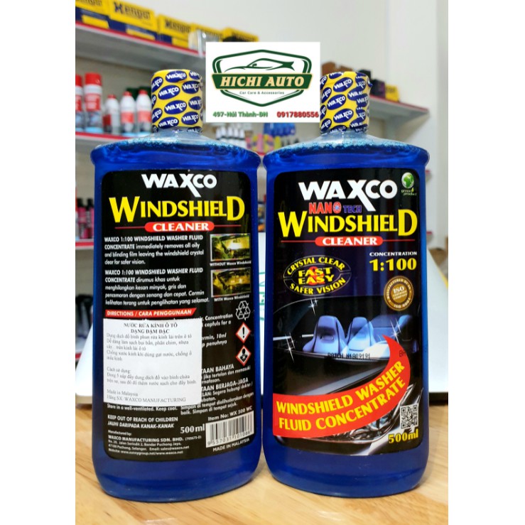Nước rửa kính đậm đặc Waxco