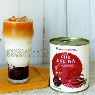 Đậu Đỏ Wonderful Lon 900gr - Chè đậu đỏ