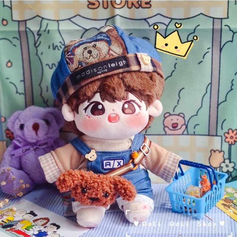 Outfit cho búp bê doll 20cm, 15cm