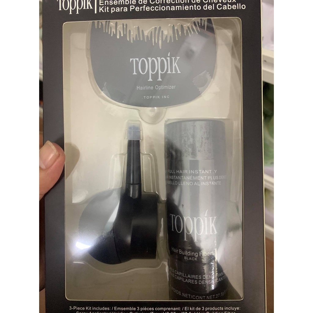 Chai xịt bột phủ dày tóc hói tóc thưa Toppik thần thánh
