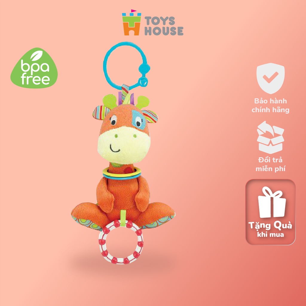 Xúc xắc, Gặm nướu - Đồ chơi cho bé sơ sinh hình động vật silicon cao cấp, BPA Free - Winfun