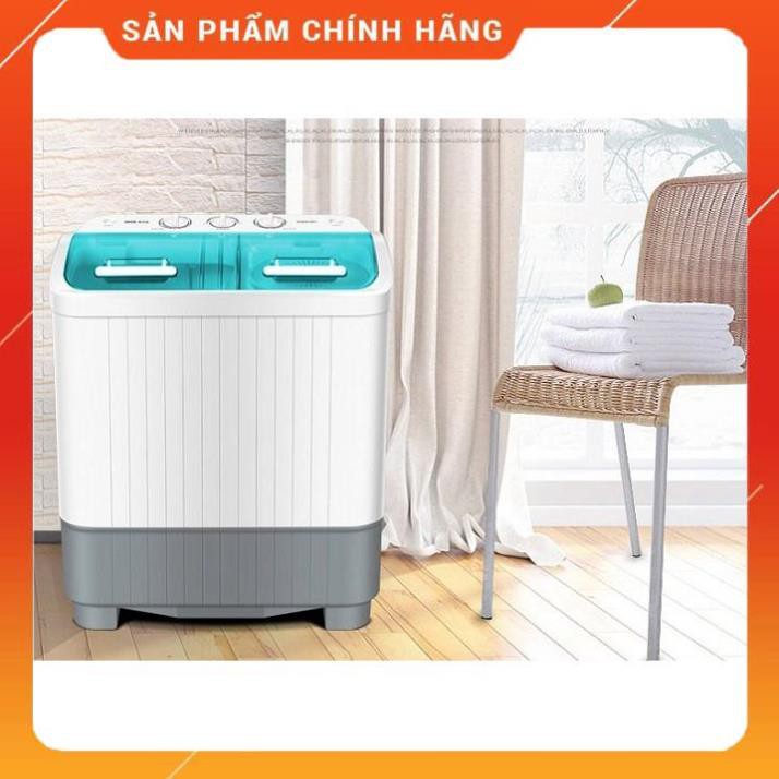 Máy giặt mini AUX bán tự động giặt được 3.6kg quần áo, máy giặt quần áo 2 lồng chính hãng chất lượng tốt