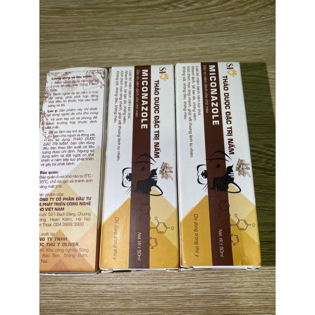 Xịt nấm ngứa da Miconazole 50M cho pets