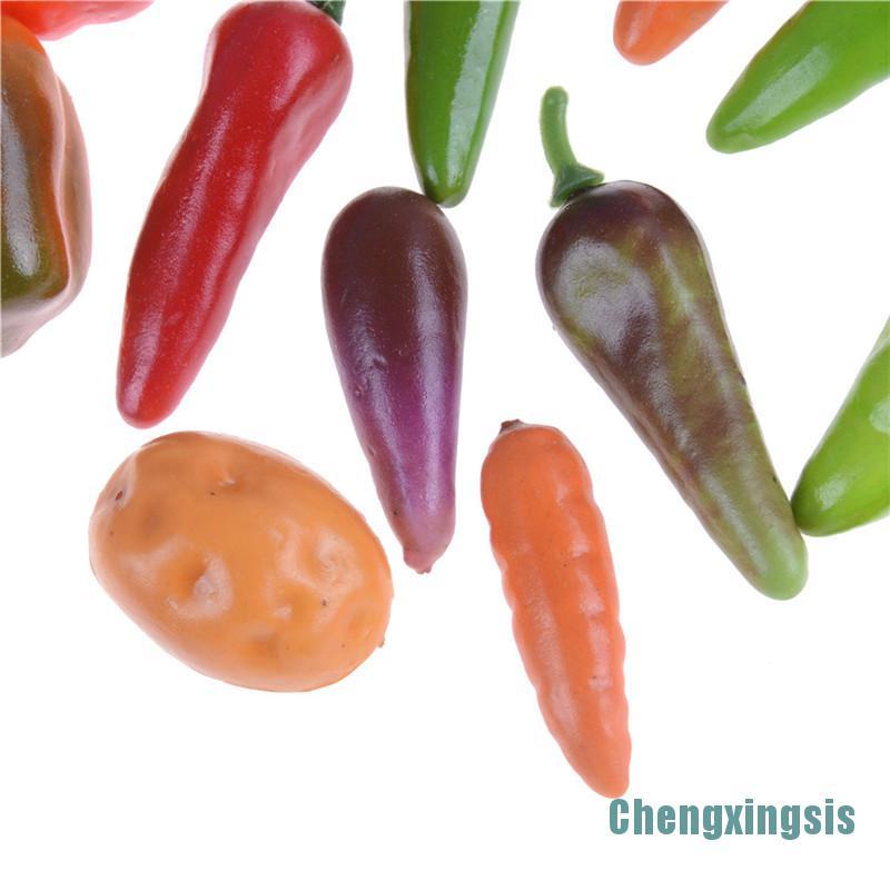 Bộ 10 Rau Củ Mini Dùng Trang Trí Nhà Cửa