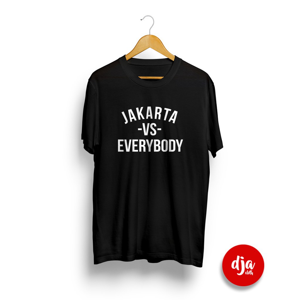 (SALE 50%)Áo thun in Jakarta Vs Everybody T-shirt - yêu thích nhất