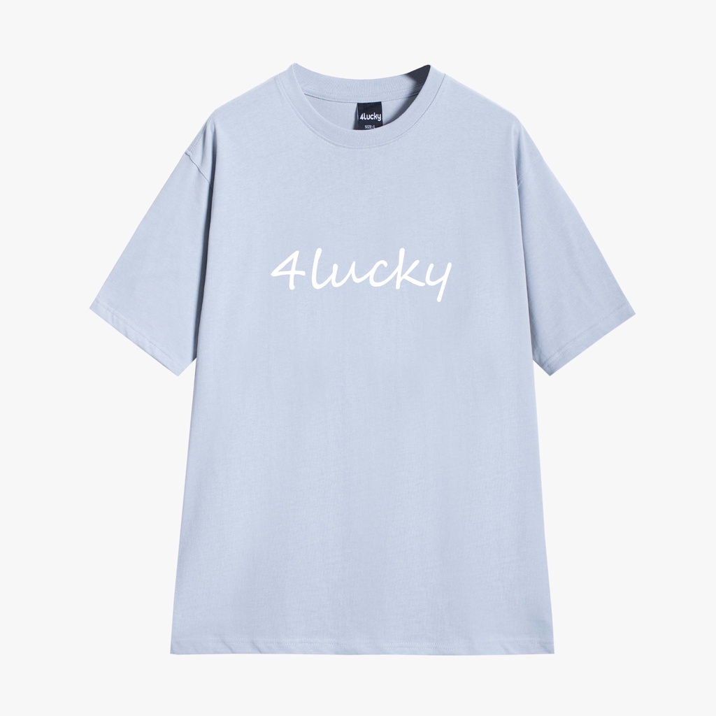 Áo thun unisex 4Lucky 6017 - form rộng oversize streetwear