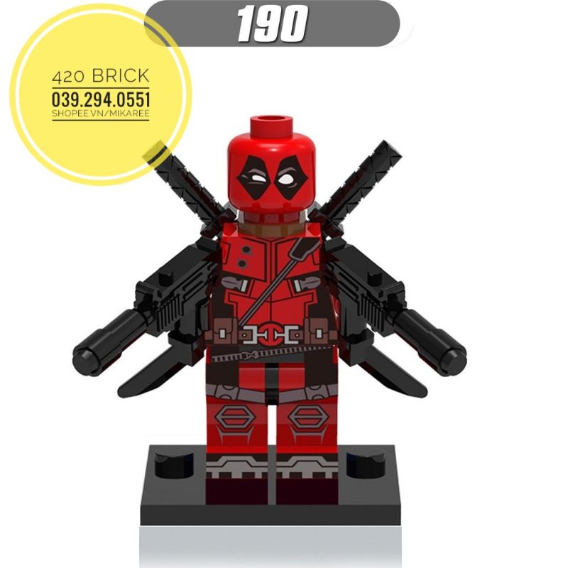 Non Lego - Minifigures Nhân Vật DeadPool XINH-190