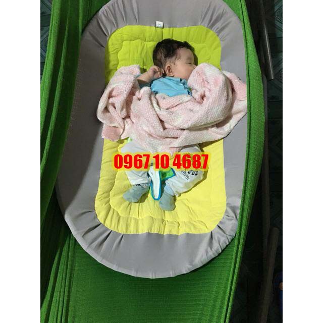 Nệm lót nôi tre nằm võng cho bé