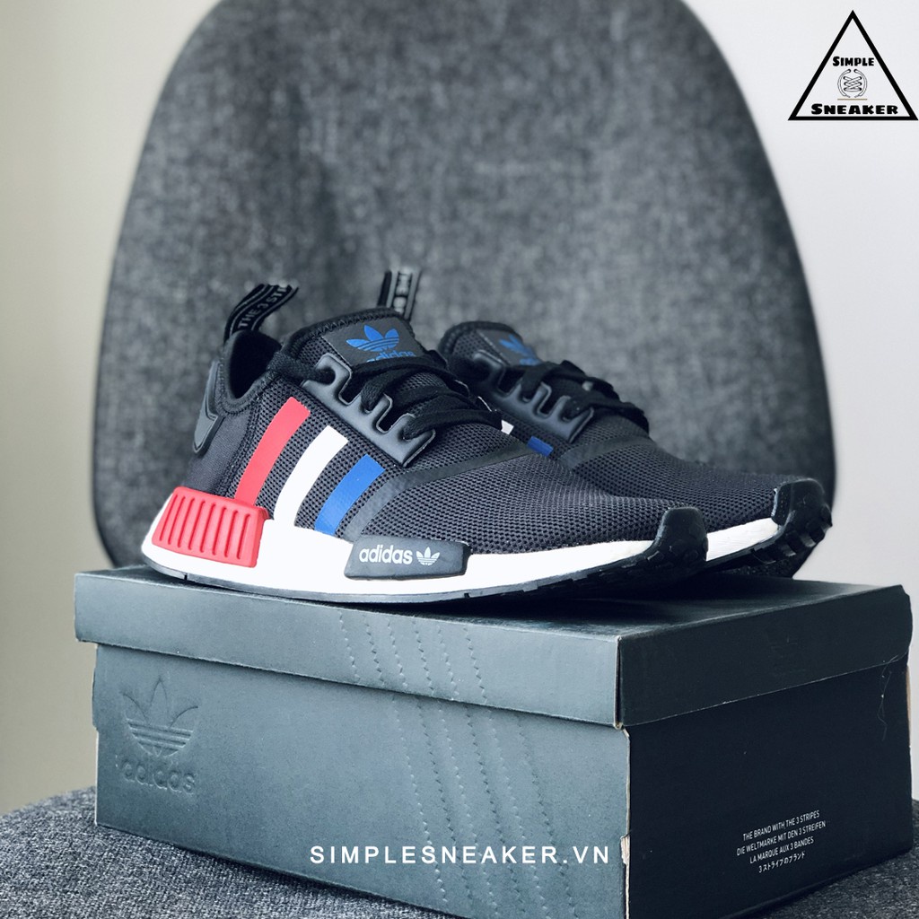 【Giày chạy thể thao】Adidas NMD R1 💙FREESHIP💙 Giày Adidas Chính Hãng - Giày NMD R1 Tri-color Chuẩn