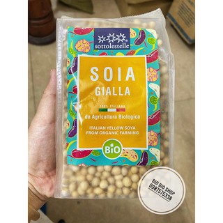 Đậu nành hữu cơ Ý Sottolestelle 400g đậu nành organic