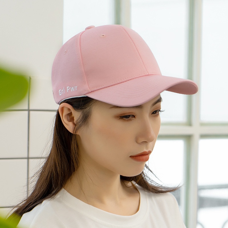 Mũ Lưỡi Trai Thêu Chữ Phong Cách Vintage Unisex Thời trang GRL