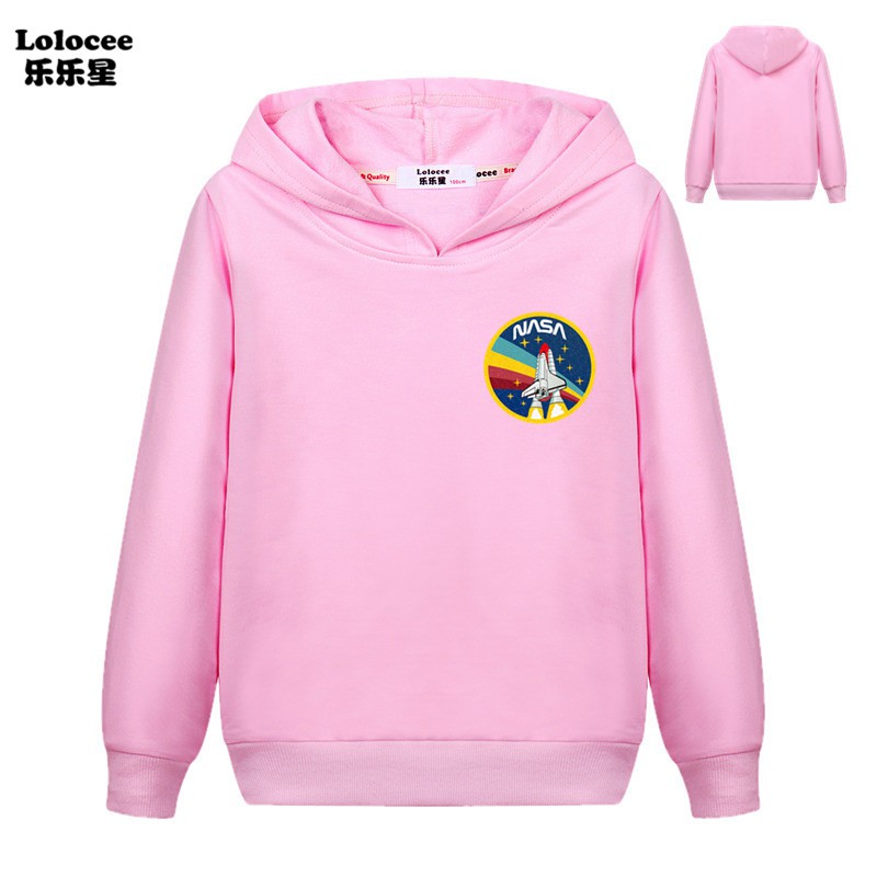 NASA Áo Hoodies Thời Trang Xinh Xắn Dành Cho Bé