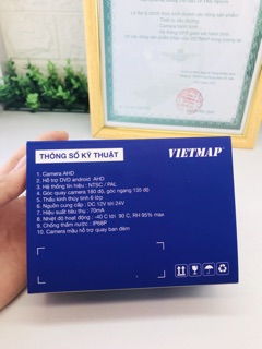 VIETMAP AH1 CAM LÙI AHD DÙNG CHO MÀN ANDROID Đại Việt Auto