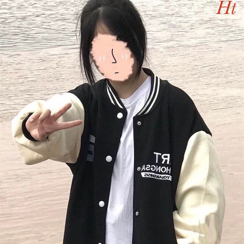Áo Bomber RT,Áo khoác ngoài Nam nữ mặc đẹp form rộng mặc rất thoải mái