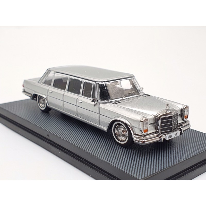 Xe Mô Hình Mercedes-Benz Pullman W100 Tỉ lệ 1:64 Hãng sản xuất YuanLi ( Bạc )