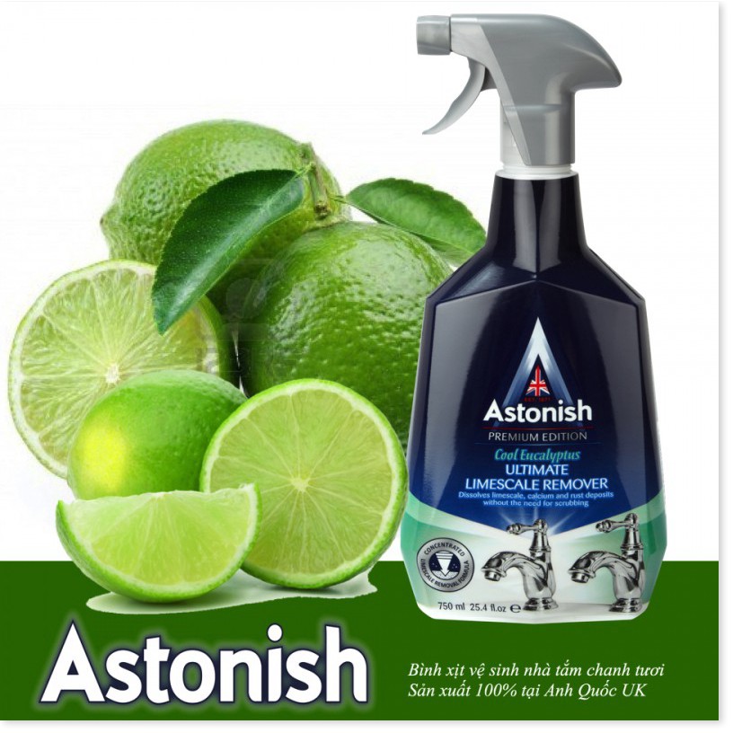 Dung Dịch vệ sinh nhà tắm Astonish hương chanh C6940 - 750ml