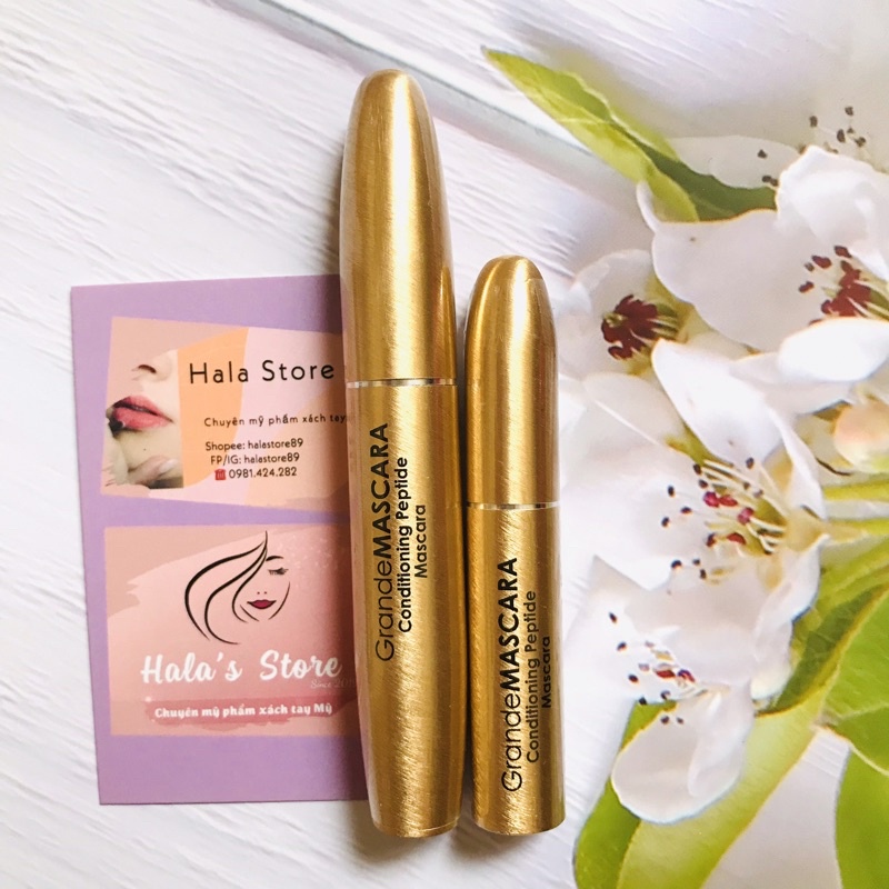 Chuốt mi dày và cong Grande Cosmetics GrandeMASCARA Conditioning Peptide Mascara