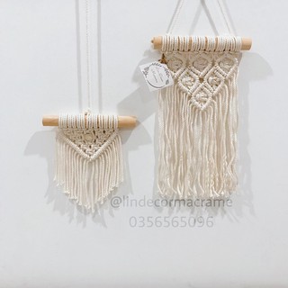 Macrame mini Size 15x20 trang trí nhà cửa LT06
