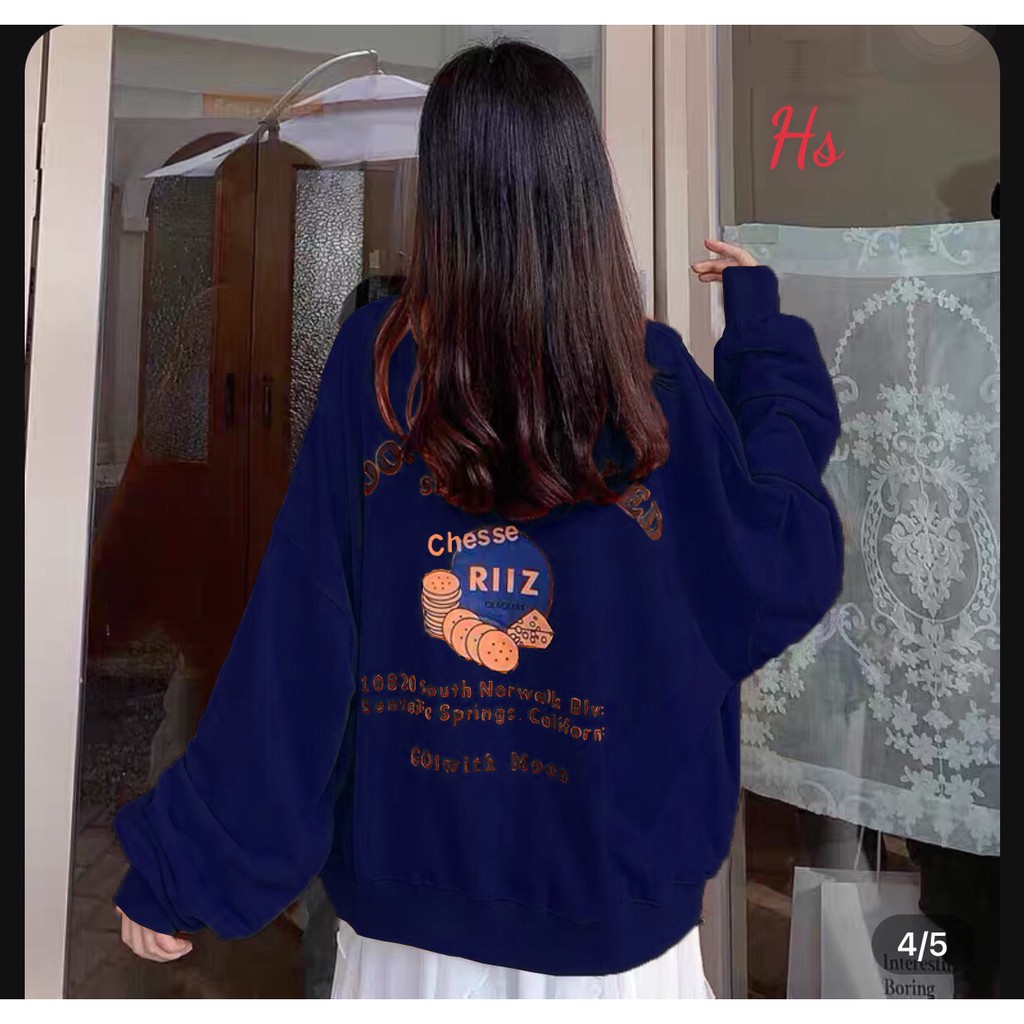 Áo Khoác Cardigan Nữ Riiz Màu Xám Cam Xanh Dáng Dài Chất Nỉ Ngoại Dày Dặn Phong Cách Hàn Quốc Hot Trend Edel E490 | BigBuy360 - bigbuy360.vn