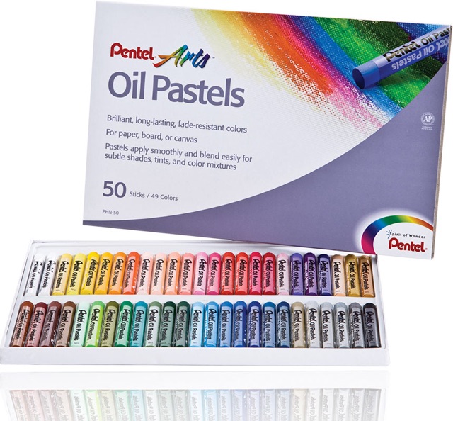 SÁP DẦU PENTEL BỘ 50 CÂY-PHN-50