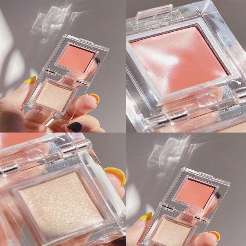 Phấn Má Hồng Dạ Quang Trang Điểm Tự Nhiên Lâu Trôi Không Thấm Nước