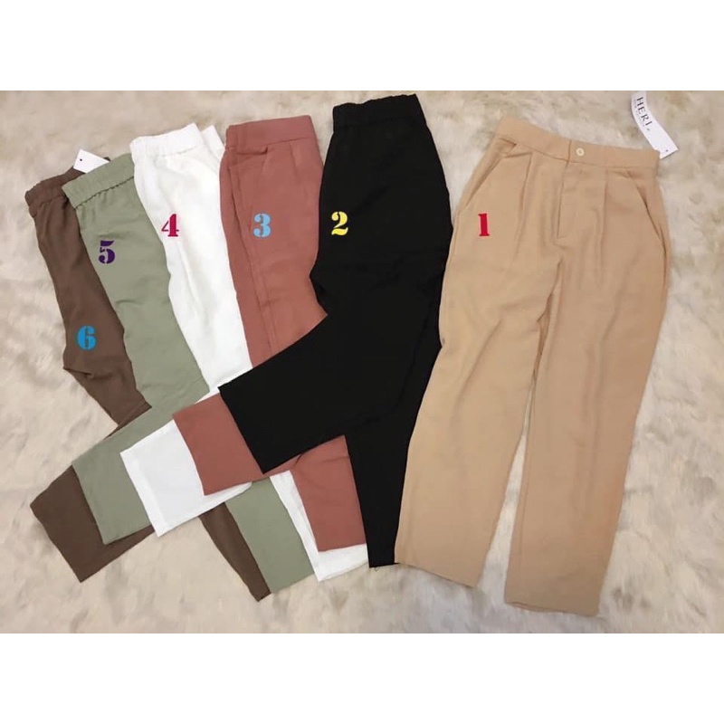 Quần Baggy Đũi Lụa Hàn Quốc ( Lụa Cao Cấp ) Quần Đũi Hàn Nữ Mềm Mịn Mát Co Giãn Thoải Mái-mã baggy đũi