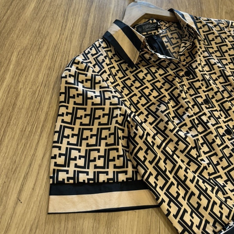 Váy dập ly kèm belt Topshop