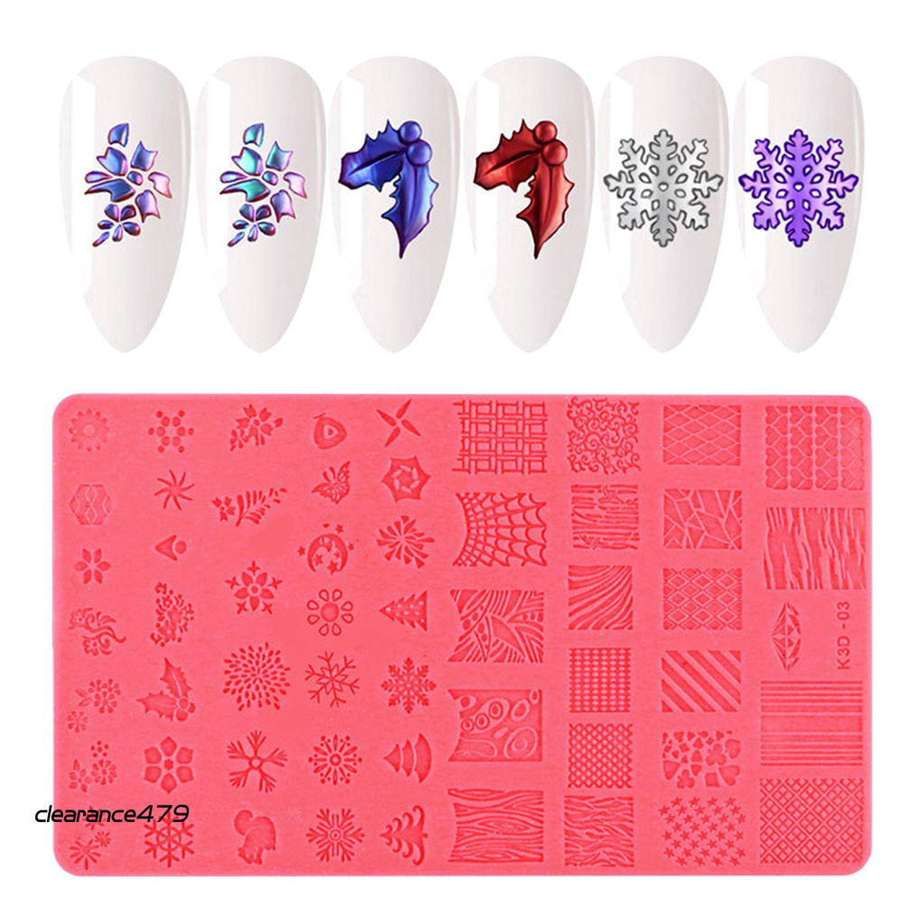 (Hàng Mới Về) Khuôn Silicon Nhiều Màu Sắc Trang Trí Móng Tay Xinh Xắn Dành Cho Nữ 479 | BigBuy360 - bigbuy360.vn