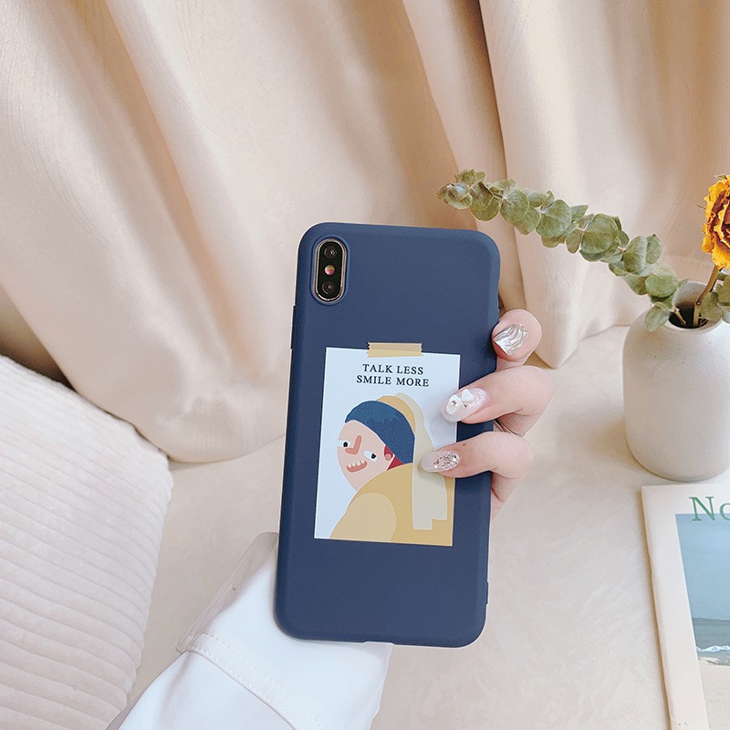 Ốp Điện Thoại In Hình Cô Gái Sáng Tạo Cho Iphone Xs Max I 8 I 7 I 6 6s Plus | BigBuy360 - bigbuy360.vn