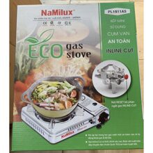 Bếp Ga Mini Inox Namilux PL1911AS Van Inline-Cut Ngắt Ga Trong Chống Cháy Nổ- Hàng Chính Hãng