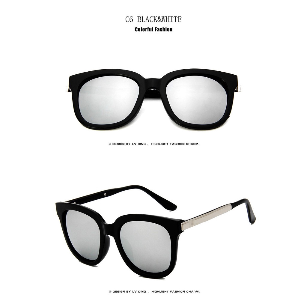 Kính mát SAMJUNE gọng bản to thời trang Hàn Quốc cho nữ