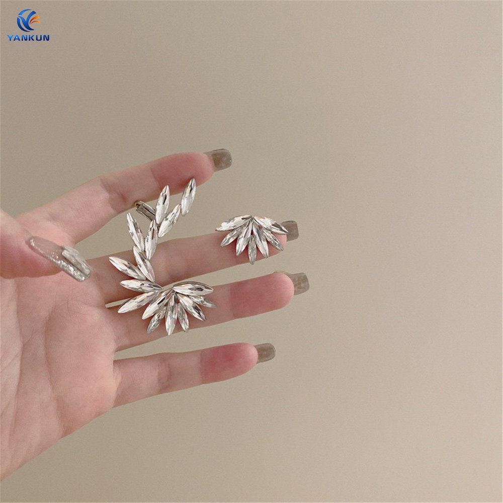 Bông Tai Đôi Cánh Thiên Thần Đính Đá Chất Lượng Cao