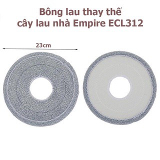 Bông Lau Nhà Tròn 23cm Microfiber Empire E312