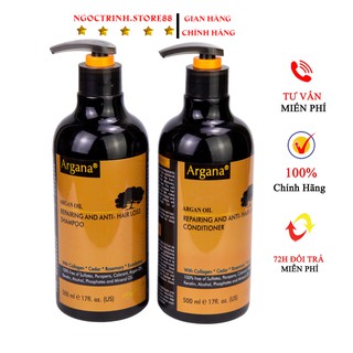 Dầu gội Argana ngăn rụng, chống rụng kích thích mọc tóc phục hồi tóc mềm mượt size 500ml - 750ml