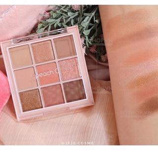 Bảng phấn mắt Peach C soft mood 9 ô