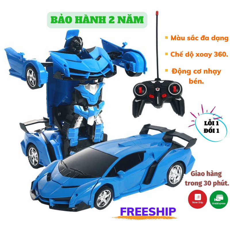 Xe Điều Khiển Từ Xa Ô Tô Đồ Chơi Điều Khiển Thông Minh Biến Hình Robot Sun.z