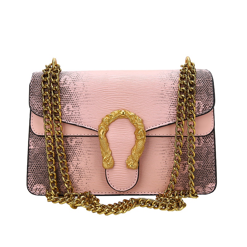 Túi Đeo Vai Phối Dây Xích Phong Cách Cổ Điển Thời Trang Cho Nữ