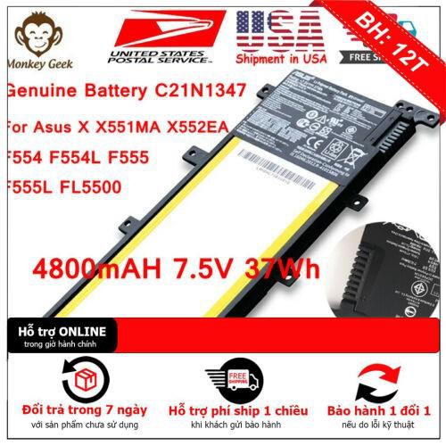 Pin Laptop Asus K555 K555L K555Z W409L W519 W519L X551MA X552EA X552EP X552MD X552WE X554 X554L X555 X555L X555LA